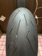 中古MCタイヤ PIRELLI DIABLO ROSSO CORSAⅡ 200/60ZR17 パンク品・現状渡し ピレリ ロッソ コルサ2 200 60 17 1619 M2960_画像1