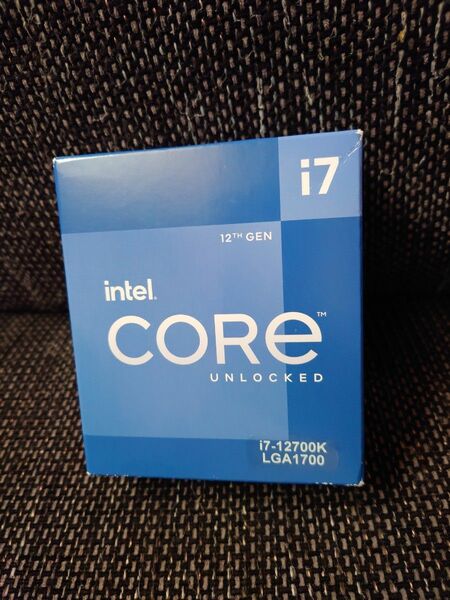 新品未開封　intel core i7 12700K