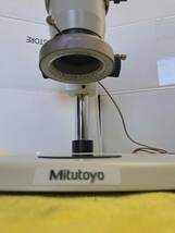 Mitutoyo/ミツトヨ 実体顕微鏡 MSM-Z475 （377-975） 載物台95Φ 中古美品 LEDライト _画像9