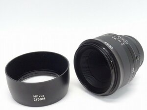 ●○ZEISS Milvus Makro Planar T* 50mm F2 ZF.2 カメラレンズ 標準 マクロ ニコンFマウント ツァイス○●013929002○●