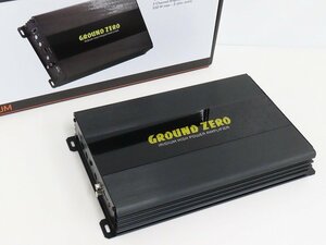 ▲▽GROUND ZERO GZIA 2.240 車載器 カーオーディオ 2ch パワーアンプ グラウンドゼロ 元箱付△▼019981004m△▼