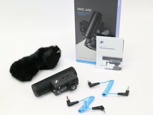 ■□【美品・元箱付】SENNHEISER MKE400 カメラ用 ショットガンマイク ゼンハイザー□■019969001m□■