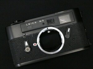 ●○Leica M5 ブラック レンジファインダー フィルムカメラ ボディ Mマウント ライカ○●020010001○●