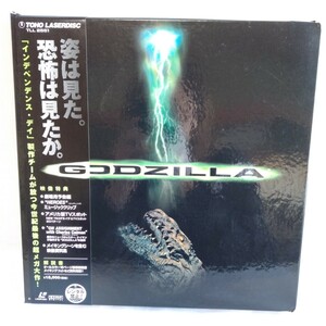 ta636 GODZILLA Godzilla Roland *emelihi Jean *reno лазерный диск LD какой листов тоже единая стоимость доставки 1,000 иен воспроизведение не проверка 
