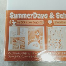 R034 未開封 Summer Days&School Days サマーデイズ&スクールデイズ イラスト アートワークス ビジュアルコレクション 本 _画像9