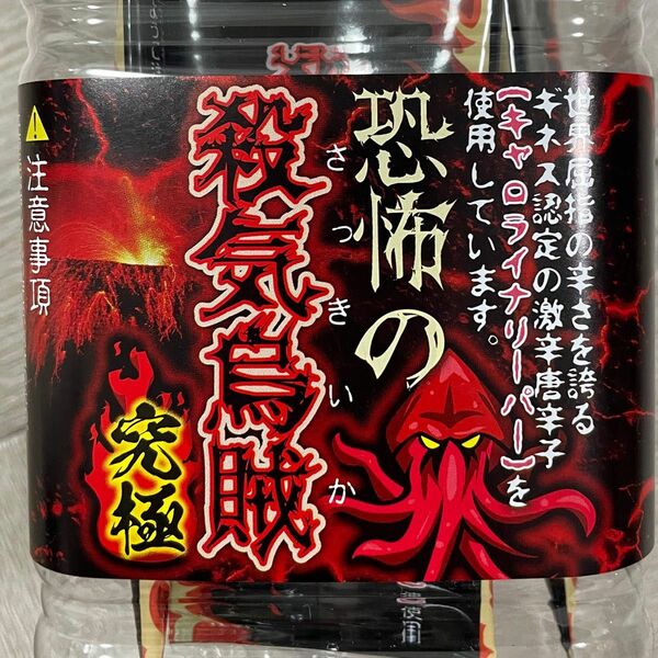 恐怖の 殺気烏賊 さっきいか 激辛 おかし さきいか 10本セット