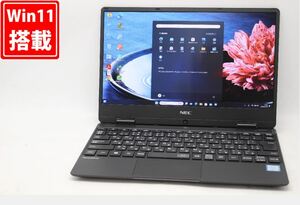 良品 フルHD 12.5型 NEC VersaPro VKT13HZG5 Windows11 八世代 i5-8200Y 8GB 256GB-SSD カメラ 無線 Office付 中古パソコン 管:1808v