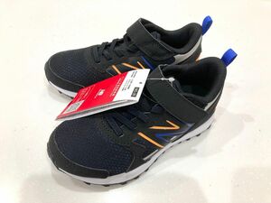 ニューバランス キッズスニーカー YU650BH1 ブラック 18.5cm