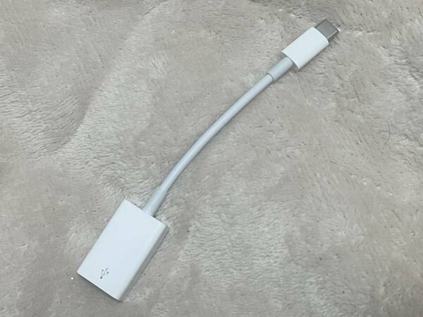 【送料無料】即決 Apple純正 USB-C - USBアダプタ A1632★USB-C端子搭載のiPhone15 Pro/iPad Pro/MacBook対応