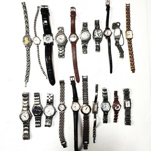 EXCEED CITIZEN TRUSSARDI SEIKO 他 20本 ブランド腕時計 大量 まとめて セット 宝石宝飾ストーン 本kg個 メンズレディース ジャンク Q52