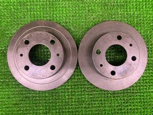 * prompt decision price * operation OK*24112 Subaru Sambar TV1 TV2 TT1 TT2 front disk rotor left right rotor 