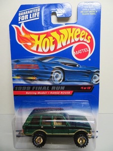 Hot Wheels　ファイナルランシリーズ　RANGE ROVER 4WD　オフロード