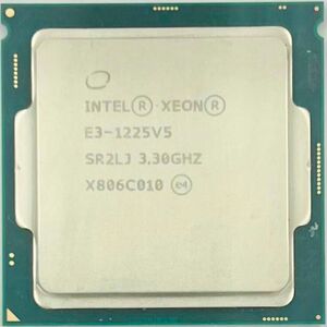 ★動作良好品★Intel Xeon E3-1225 V5 3.30GHz SR2LJ LGA1151★①