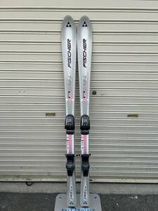 引取歓迎！！！　FISCHER フィッシャー　DRSL100　スキー板　　カービングスキー　148cm　　ビンディング付き