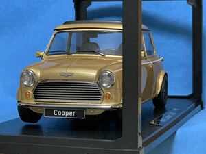 1/12 KK SCALE ミニクーパー MINI COOPER LHD ゴールド GOLD 希少 入手困難 1円 1円〜 1円スタート ブラックホイール