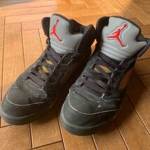 NIKE AIRJORDAN 5 エアージョーダン5 レトロ 2006年製　ブラック／シルバー　#23 136027-004 ジョーダン1 ジョーダン6 ジョーダン8_画像1