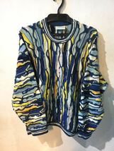 COOGI クージー 3Dニット セーター マルチカラー Mサイズ　オーストラリア製_画像1