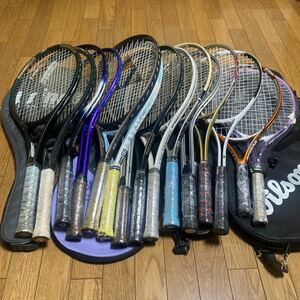 まとめ売り 硬式テニスラケット テニスラケット ミズノ ダンロップ ヨネックス ウィルソン バボラ ヘッド スリクソン プリンス 