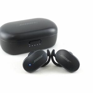 BOSE QuietComfort Earbuds 完全ワイヤレスイヤホン USED美品 ノイズキャンセリング マイク 防滴 IPX4 ワイヤレス充電 マイク 完動品 V9249