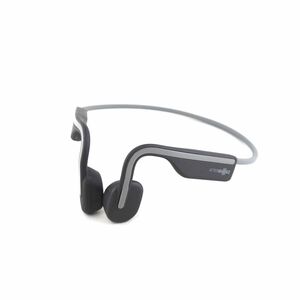 AfterShokz OpenMove 骨伝導イヤホン USED品 AFT-EP-000022 スレートグレー 耳を塞がない IP55 防水 防塵 マイク 軽量 完動品 1円〜 V9853