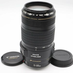 【良品】Canon 望遠ズームレンズ EF70-300mm F4-5.6 IS USM フルサイズ対応