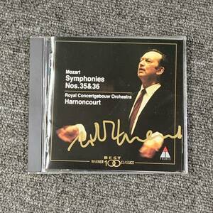 ニコラウス・アーノンクール　Harnoncourt 直筆サイン入りCD モーツァルト　交響曲