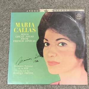 マリア・カラス　Maria Callas 直筆サイン入りレコード