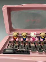 ● Hello Kitty Chime Orchestra ● ハローキティ チャイム オーケストラ ● 小樽オルゴール堂 オルゴール 置時計 鉄琴 2001年 ●_画像3