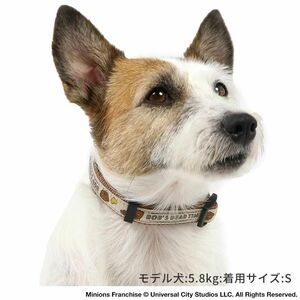 ペットパラダイス　犬首輪 ミニオン おしゃれ ティム 軽量【Ｓ】【完売人気商品】