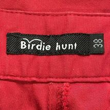 希少デザイン！ Birdie Hunt バーディーハント ストレッチ ゴルフパンツ ボトムス スカル 赤 38サイズ ゴルフウェア ○ 新規×（D5）_画像6