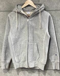 大人気！ Champion チャンピオン REVERSE WEAVE リバースウィーブ WINDSTOPPER 裏起毛 スウェット パーカー グレー Sサイズ 新規×