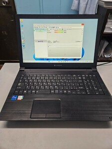 ラップトップ TOSHIBA dynabook BZ/HUB TECRA A50-J 第11世代 Core i7-1165G7 2.80GHz メモリ16GB SSD512GB 