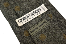 N1035★送料無料★美品★GIORGIO ARMANI CRAVATTE ジョルジオアルマーニ★イタリア製 パターン柄 シルクネクタイ_画像4