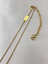 美品！LOUIS VUITTON ルイヴィトン ネックレス M61068 LV&ME イニシャル M アクセサリー GP ゴールド_画像9