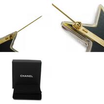 CHANEL シャネル スター ココマーク 星 プラスチック ワインレッド A18A CCマーク レジン ボルドー ブローチ_画像10