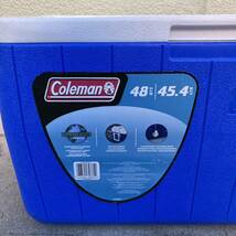 Coleman クーラーボックス 48QTS 45.4L コールマン ブルー ホワイト キャンプ用品 アウトドア PN5242 _画像6