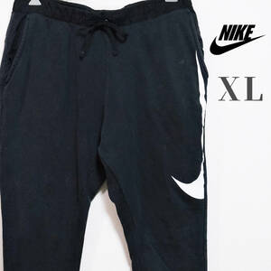 NIKE ナイキ ロゴマークプリント ビッグサイズ スウェットパンツ XL ブラック