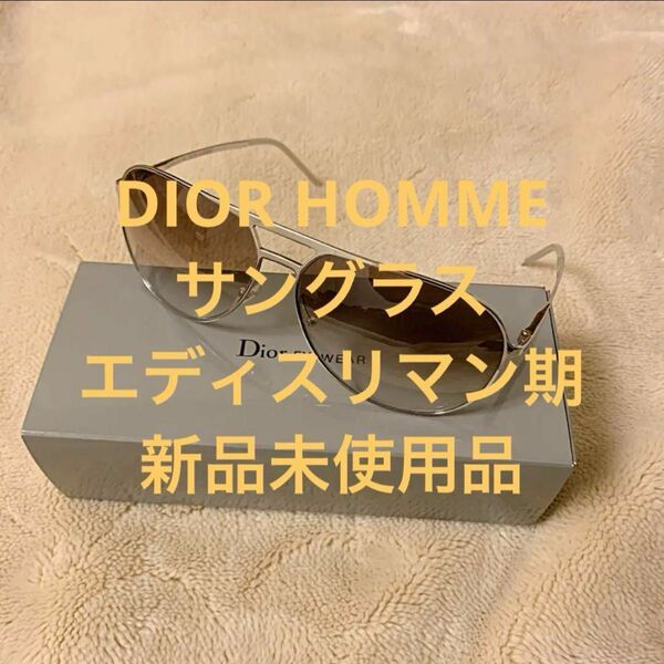 【デッドストック】エディ期　dior hommeのサングラス