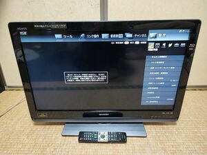 液晶テレビ SHARP シャープ AQUOS アクオス HDD録画・Blu-ray再生機能付き　lc-32DR3