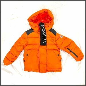 美品◆MONCLER◆モンクレール キッズ ダウン 4 104cm オレンジ D29544189285 中古 質