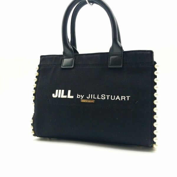 JILL by JILLSTUART ジルバイジルスチュアート パールライン トートバッグ ブラック