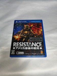 【送料無料】【新品未開封】PSVita RESISTANCE アメリカ最後の抵抗 レジスタンス【匿名配送】