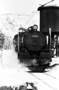 飾って楽しむ鉄道写真（去りゆく蒸気機関車：名寄本線 ） NO.63540022「59691」