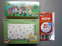 ニンテンドー3DS LL とびだせ どうぶつの森 パック 【新品・未開封品】＋おまけ　ペンケース　液晶フィルム　送料無料　匿名配送　　_画像1