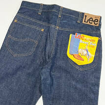 ■70's Lee/リー 200-0341 ライダースブーツカットジーンズ32×31デッドストック新品■_画像7