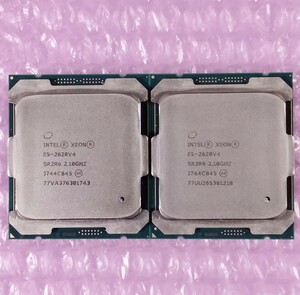 【同一ロット2個/動作確認済】Xeon E5-2620 V4 2.10GHz サーバー用CPU LGA2011-3