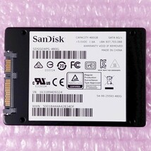 【動作確認済み】 SanDisk Extreme PRO 480GB 2.5インチSSD SDSSDXPS-480G SATA:6Gb/s (正常判定)_画像2