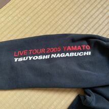 長渕剛 ツアーグッズ LIVE TOUR 2005 YAMATO オフィシャルパーカー TSUYOSHI NAGABUCHI フルジップパーカー スウェットパーカ_画像4