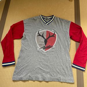 鹿島アントラーズ Tシャツ KASHIMA ANTLERS ロングスリーブTシャツ J.LEAGUE ロンT グッズ Jリーグ オフィシャルTシャツ Kashima Antlers