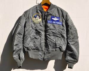 ☆未使用　US AIRFORCE ALPHA INDSTRIES MA-1 1968 MODEL APOLO SIZE MEDIUM ☆